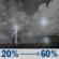 Tonight: A chance of showers and thunderstorms between 11pm and 5am, then showers and thunderstorms likely. Partly cloudy. Low around 73, with temperatures rising to around 75 overnight. Heat index values as high as 106. South wind 3 to 9 mph, with gusts as high as 21 mph. Chance of precipitation is 60%. New rainfall amounts between a tenth and quarter of an inch possible. Tonight: Chance Showers And Thunderstorms