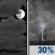 Tonight: A chance of showers and thunderstorms after 1am. Mostly cloudy, with a low around 70. Southeast wind 3 to 7 mph. Chance of precipitation is 30%. New rainfall amounts less than a tenth of an inch possible. Tonight: Mostly Cloudy then Chance Showers And Thunderstorms