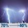 Tonight: A chance of showers and thunderstorms before 8pm, then showers and thunderstorms likely between 8pm and 10pm, then a chance of showers and thunderstorms between 10pm and 1am, then a chance of showers and thunderstorms between 1am and 4am. Mostly cloudy. Low around 67, with temperatures rising to around 69 overnight. Southwest wind 1 to 6 mph. Chance of precipitation is 70%. New rainfall amounts between a quarter and half of an inch possible. Tonight: Chance Showers And Thunderstorms